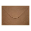 Brown Ribbed Envelope C5 Closed