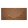 Brown Ribbed Envelope Dl Closed