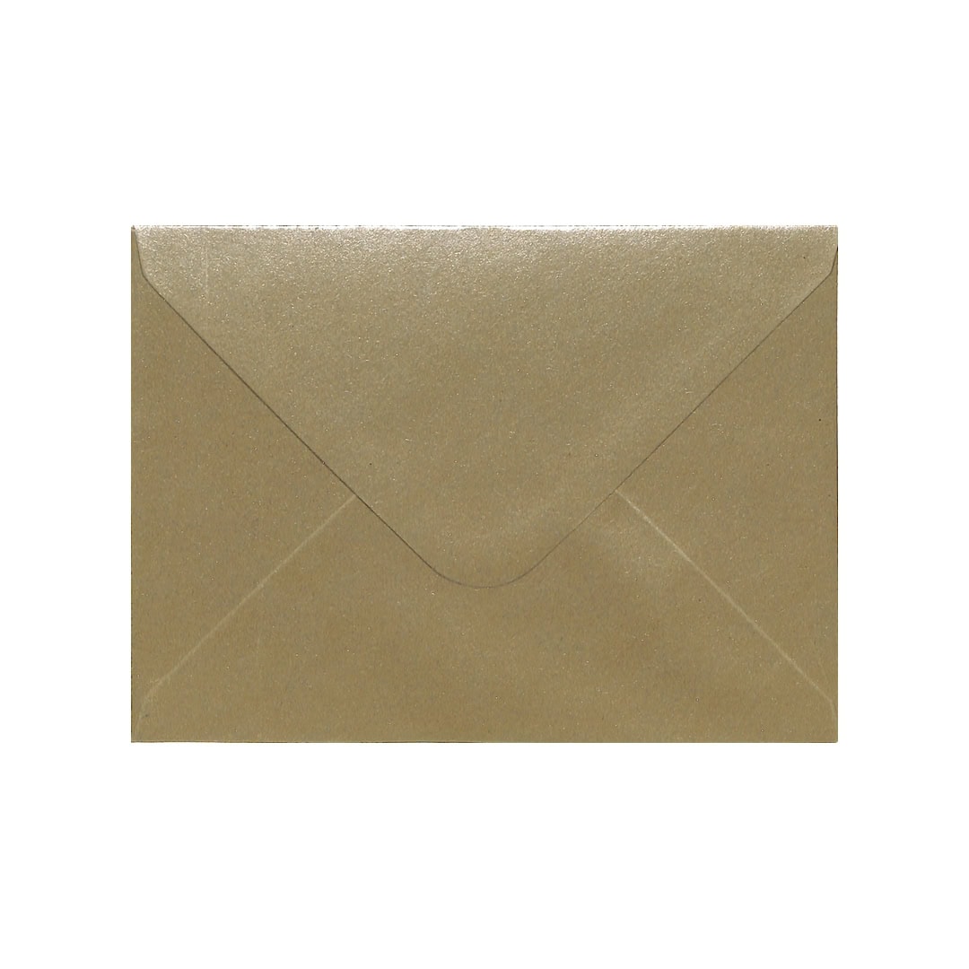 Champagne Kraft 133mm x 184mm 5×7 Inch Envelope. Gummed. 115gsm V-Flap.