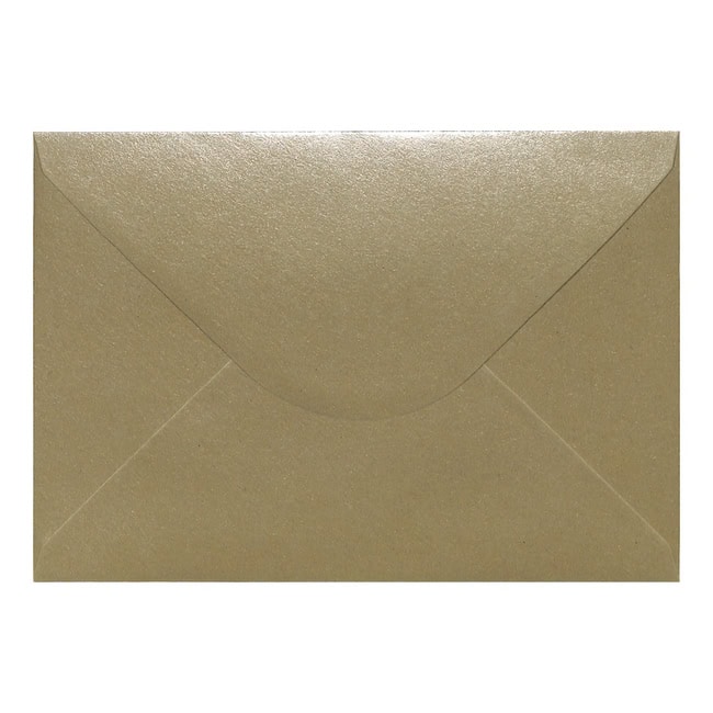 Champagne Kraft Envelope A5 Closed