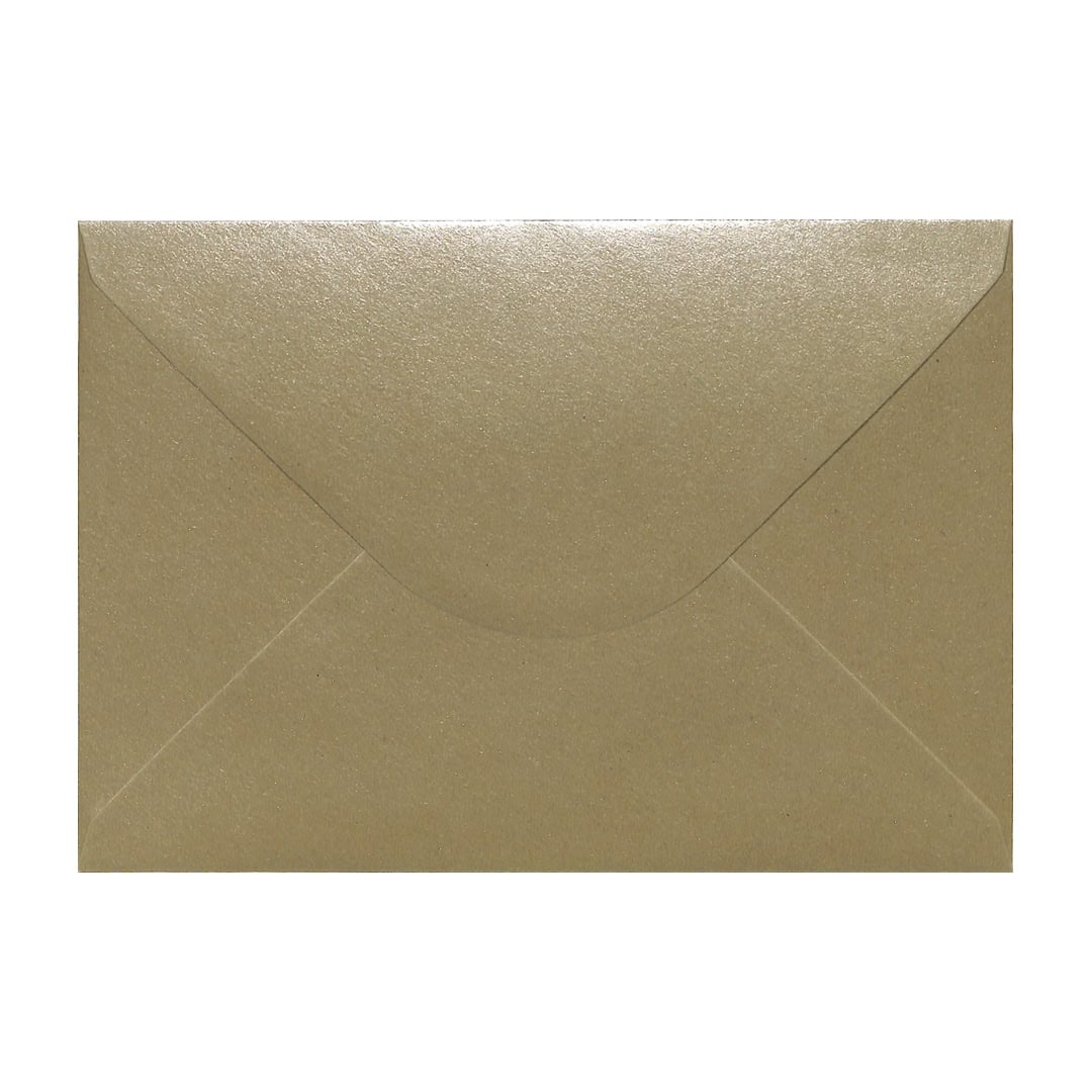 100 Champagne Kraft 152mm x 216mm A5 Envelopes. Gummed. 115gsm U-Flap. Value Pack.
