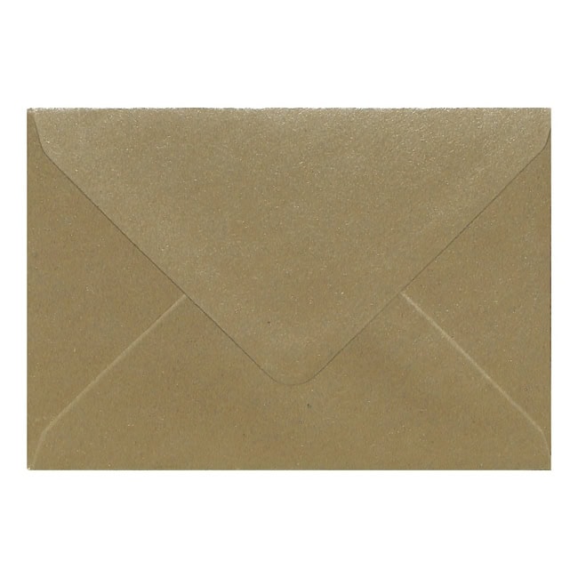 Champagne Kraft Envelope B6 Closed