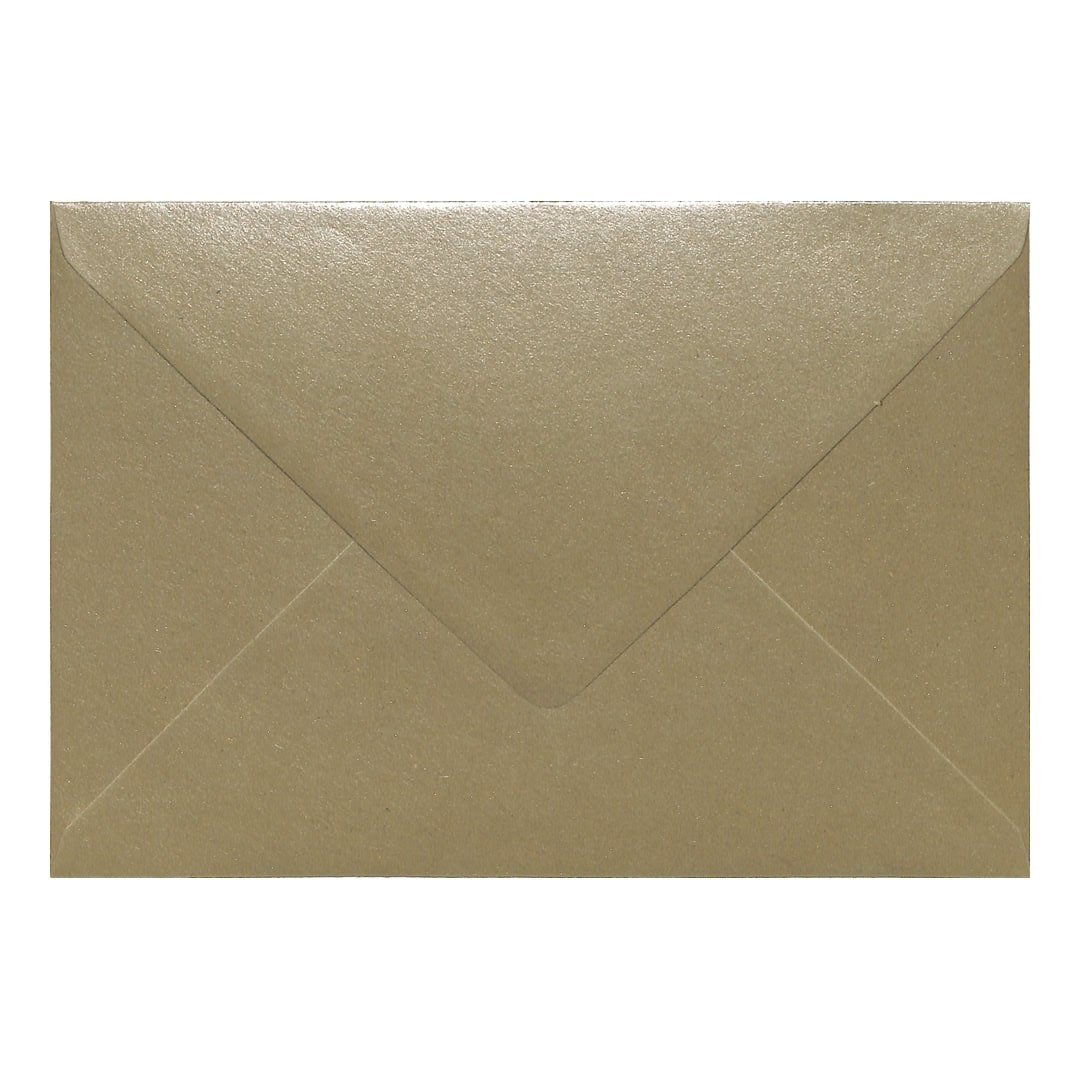 100 Champagne Kraft 162mm x 229mm C5 Envelopes. Gummed. 115gsm V-Flap. Value Pack.