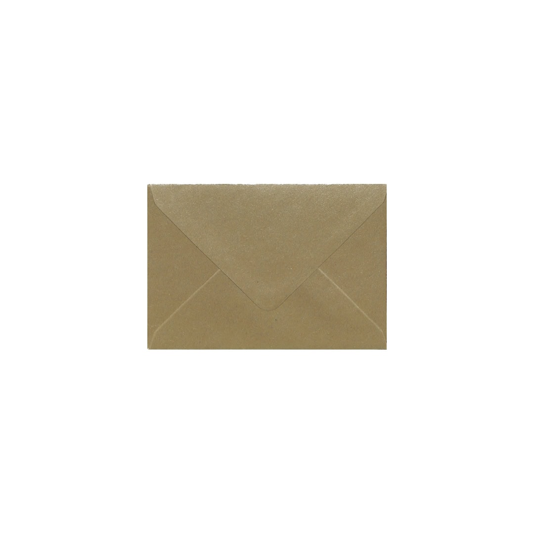 Champagne Kraft 81mm x 112mm C7 Envelope. Gummed. 115gsm V-Flap.