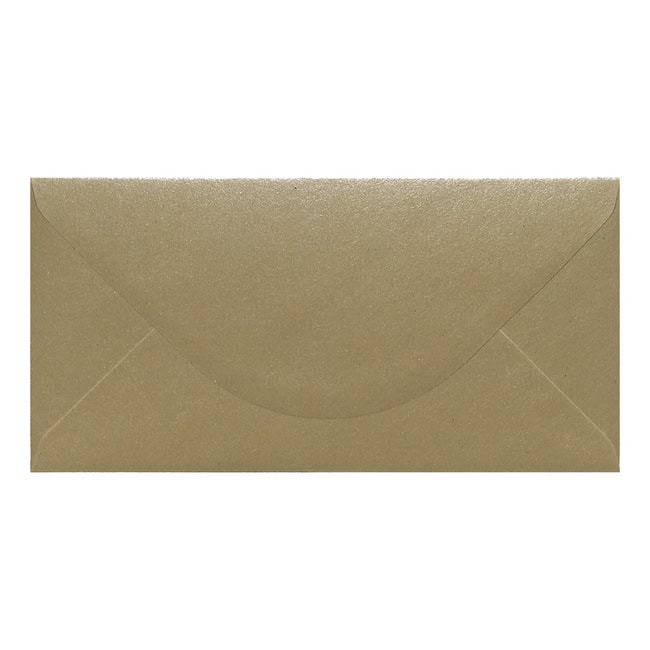 Champagne Kraft Envelope Dl Closed