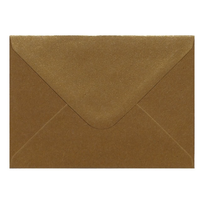 Gold Kraft Envelope 5x7 Closed