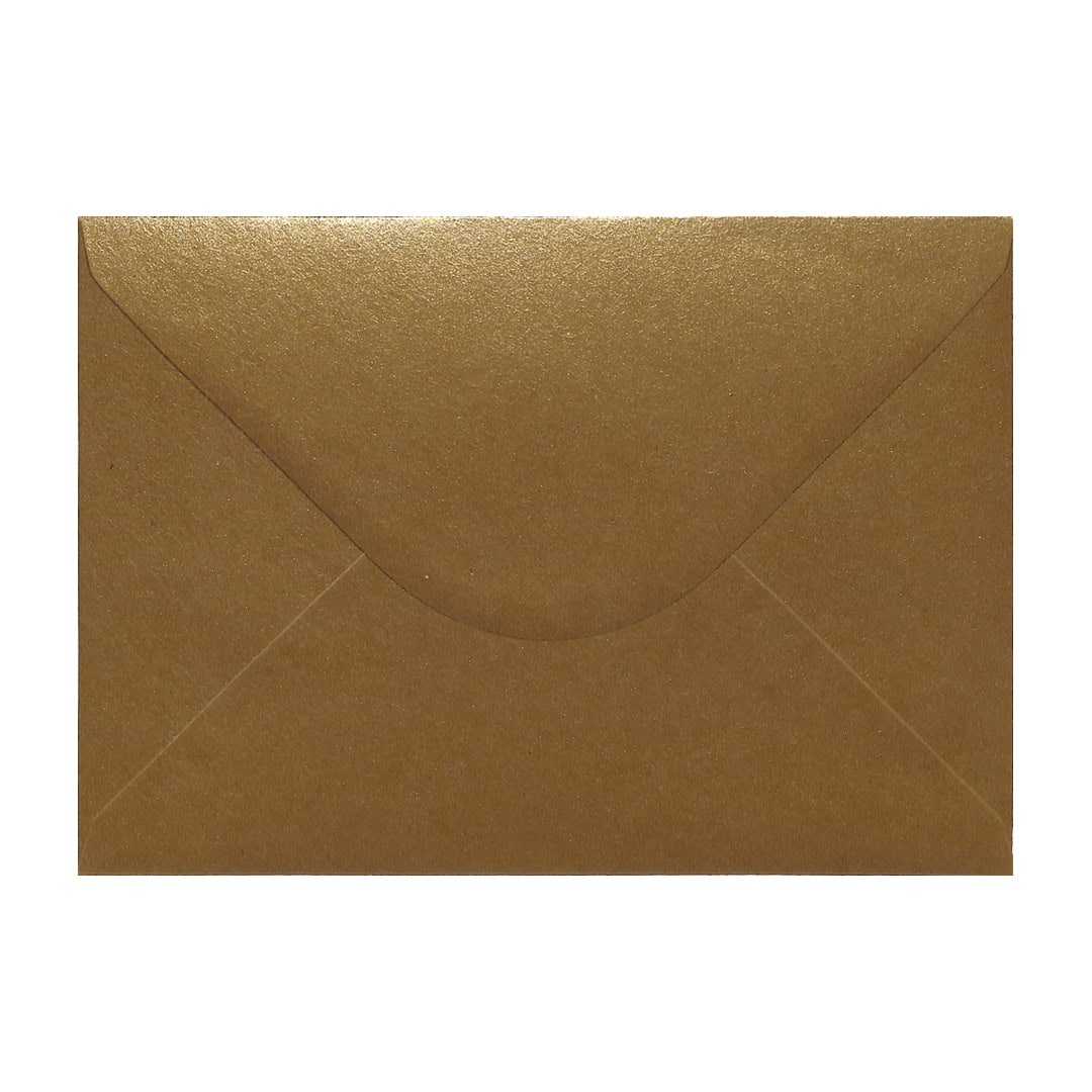 100 Autumn Gold Kraft 152mm x 216mm A5 Envelopes. Gummed. 115gsm U-Flap. Value Pack.