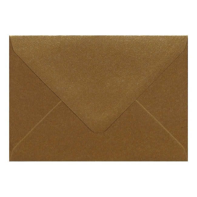 Gold Kraft Envelope C7 Closed