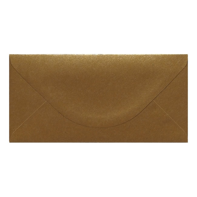 Gold Kraft Envelope Dl Closed