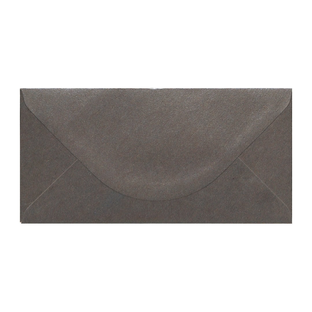Pewter Kraft 110mm x 220mm DL Envelope. Gummed. 115gsm V-Flap.