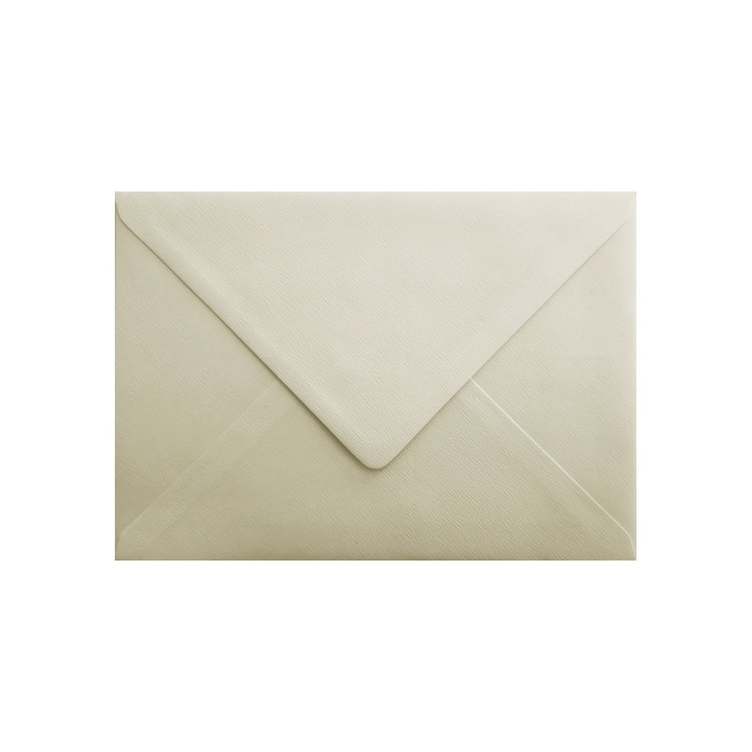 Magnolia Cream 125mm x 175mm Envelope. Cream 110gsm Invitation Card Envelope. Gummed.