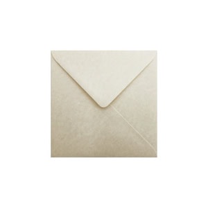 Parchment Hammer Envelope 130mm Square Ratio
