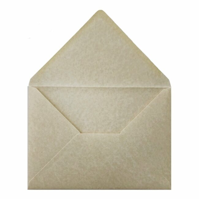 Parchment Hammer Envelope C5 Open