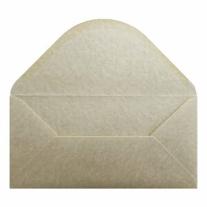 Parchment Hammer Envelope Dl Open