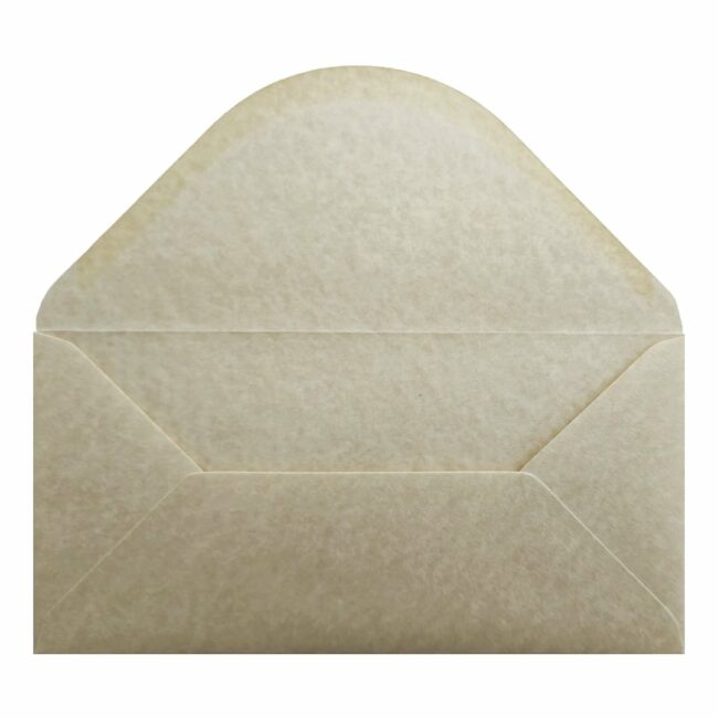 Parchment Hammer Envelope Dl Open