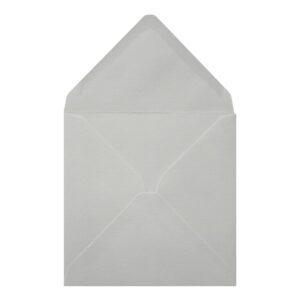 White Laid Envelope 130mm Square Open