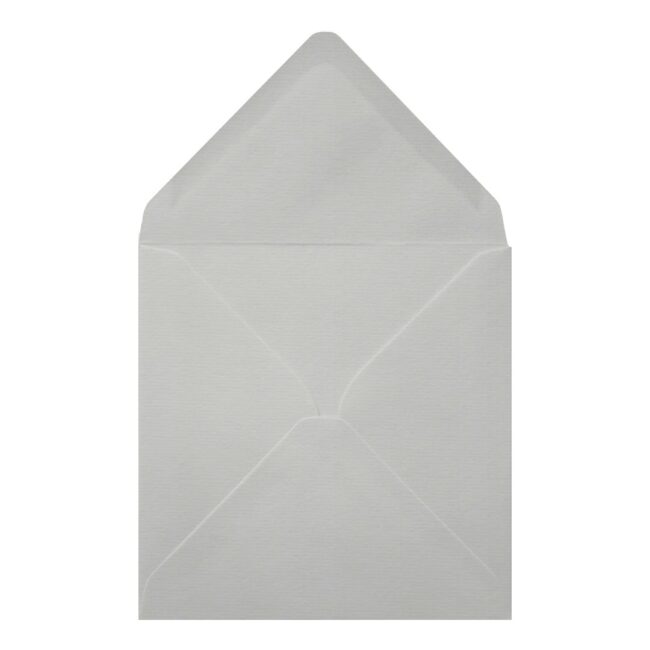 White Laid Envelope 130mm Square Open