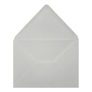 White Laid Envelope 5x7 Open
