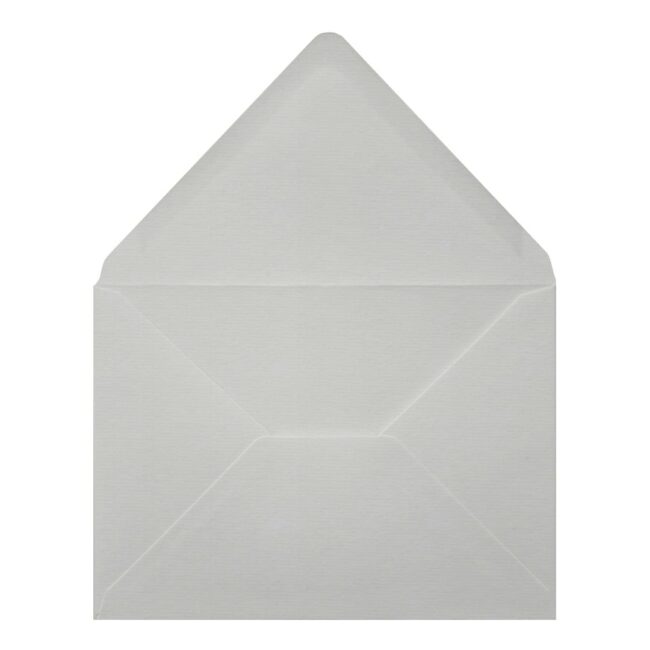 White Laid Envelope 5x7 Open