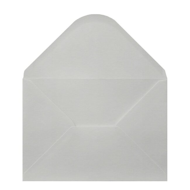 White Laid Envelope A5 Open