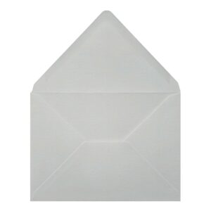 White Laid Envelope B6 Open