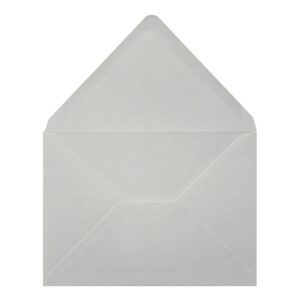 White Laid Envelope C7 Open