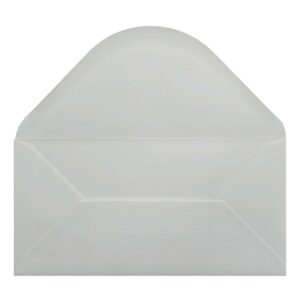 White Laid Envelope Dl Open