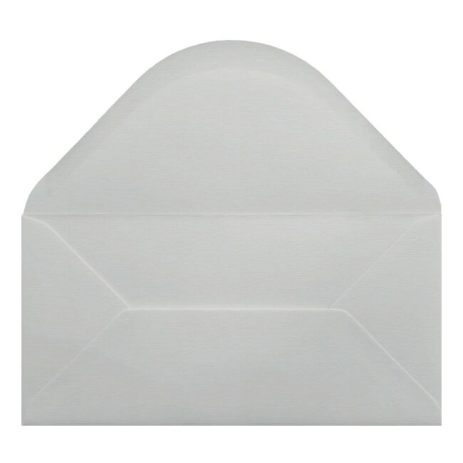 White Laid Envelope Dl Open